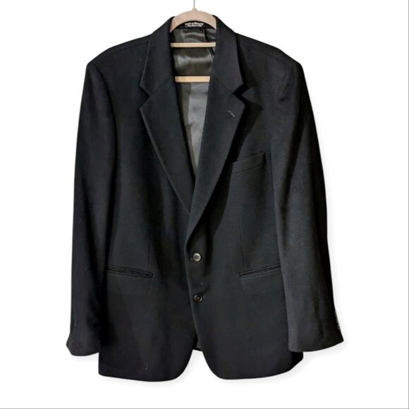 JG Hook Men's Vintage 2 Button Cashmere Blend Suit Coat Sport Jacket 42R - Picture 1 of 10